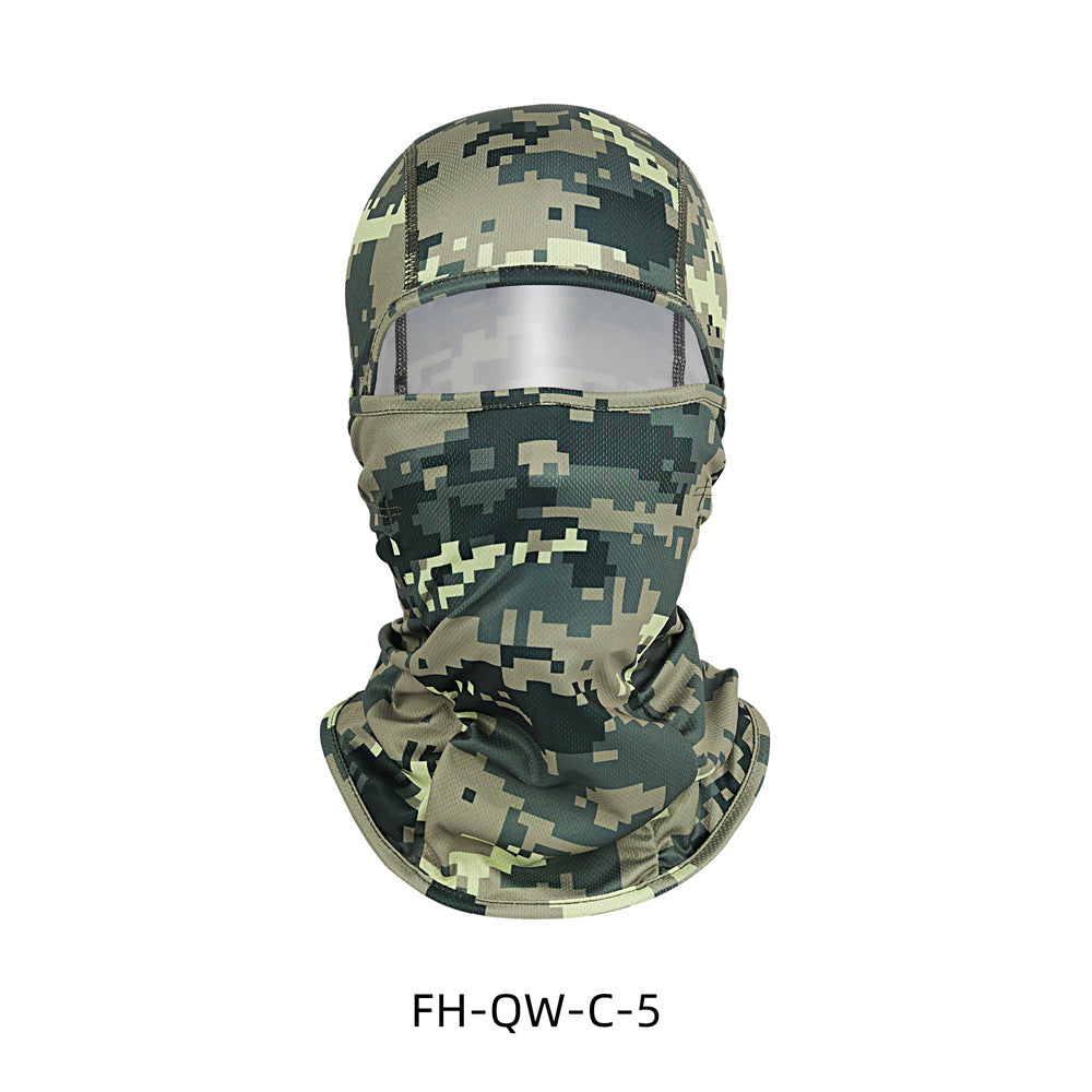 Outdoor Camouflage Headgear Windproof Scarf Tactical Riding Headscarf Fishing Mask Face Mask Balafach