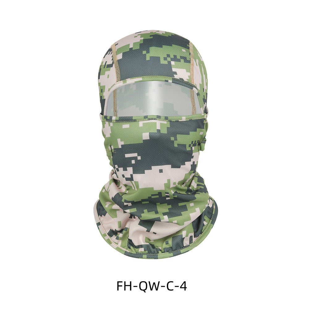 Outdoor Camouflage Headgear Windproof Scarf Tactical Riding Headscarf Fishing Mask Face Mask Balafach